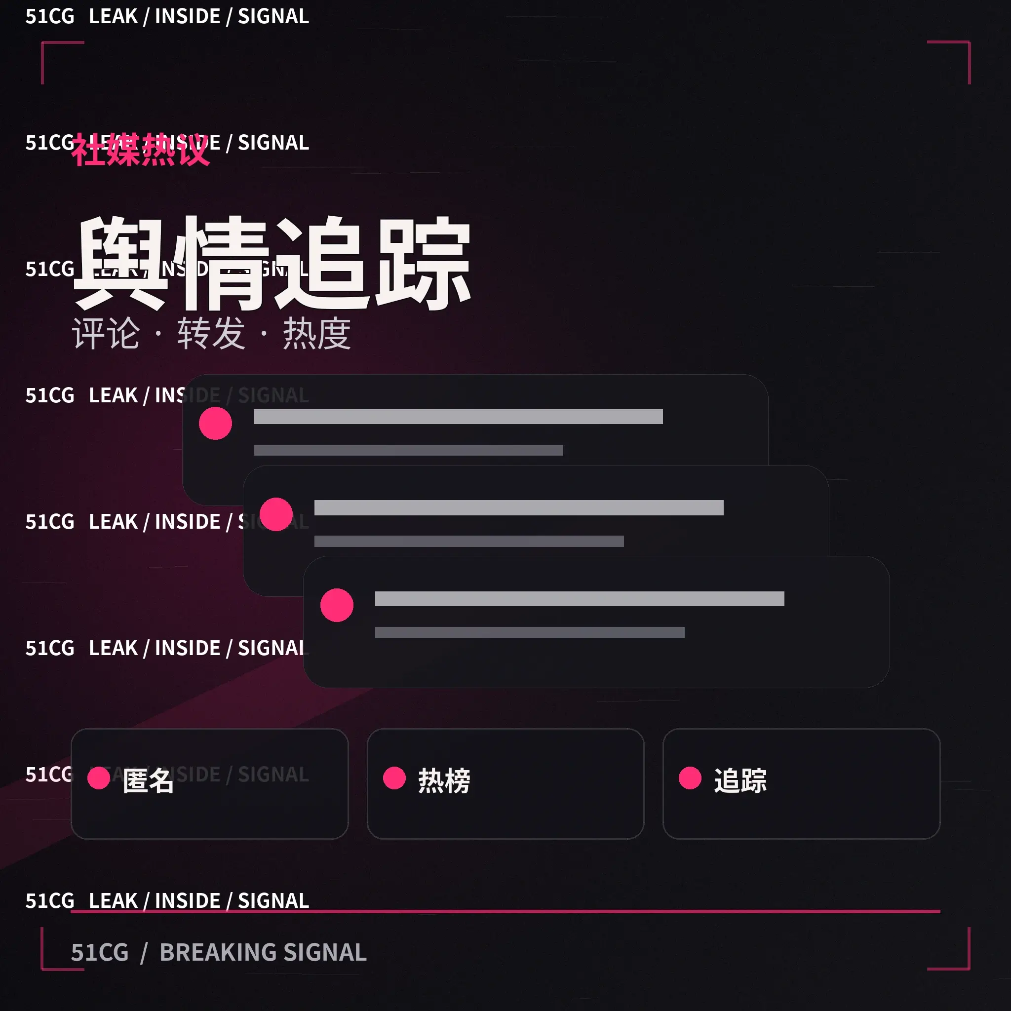 公开网络社区讨论场景